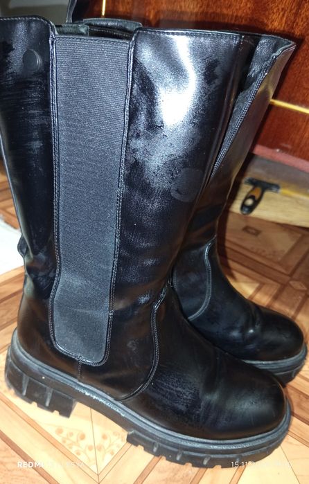 Женские сапоги на меху