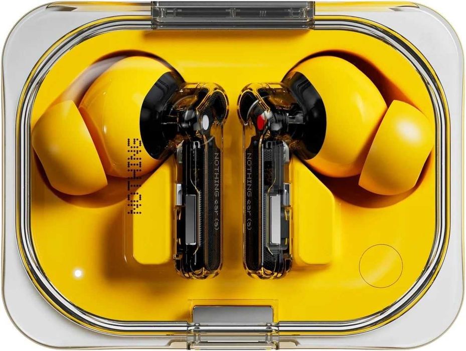 Nothing Ear (a) - Безжични слушалки с ANC и Hi-Res Audio (Жълти)