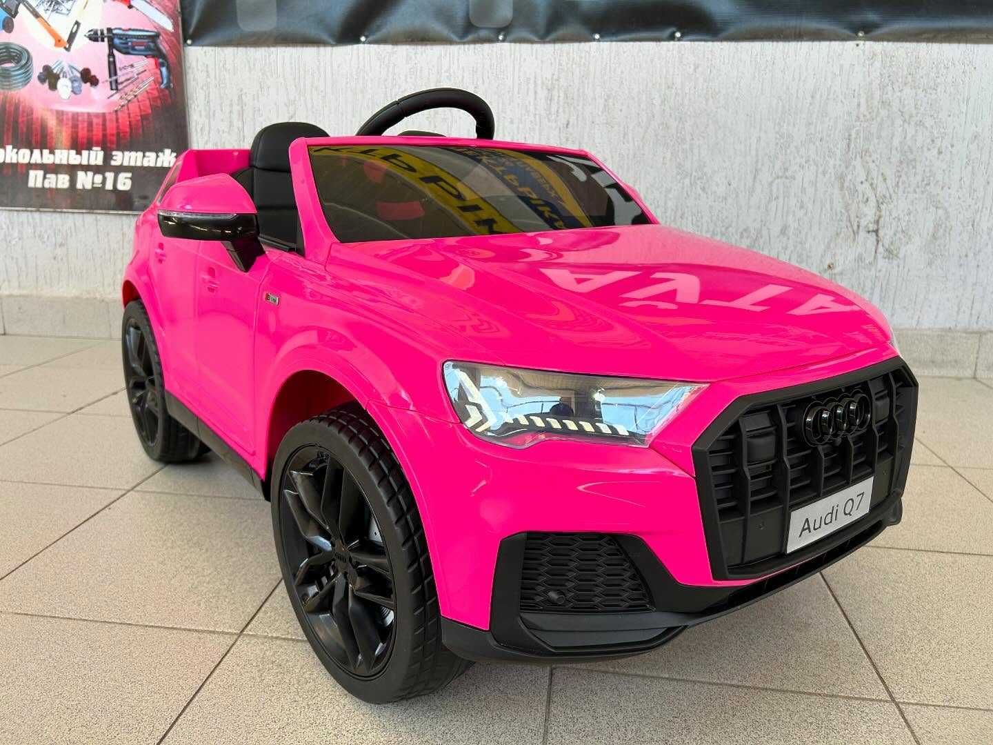 Лицензиран Акумулаторен Джип Audi Q7, 70W, 12V7AH, EVA гуми