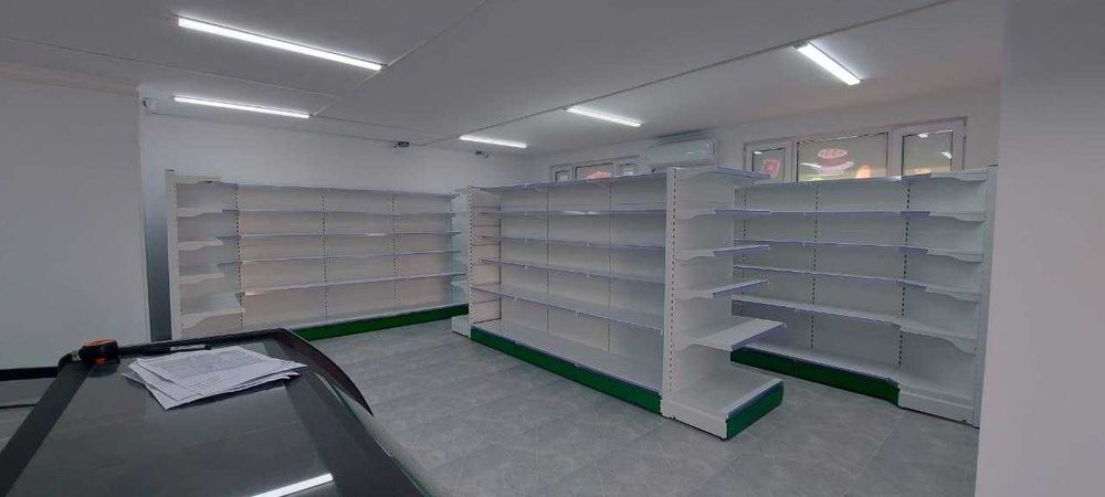 Продам Торговые стеллажи для магазина, супермаркета, 21 метров, Б/у