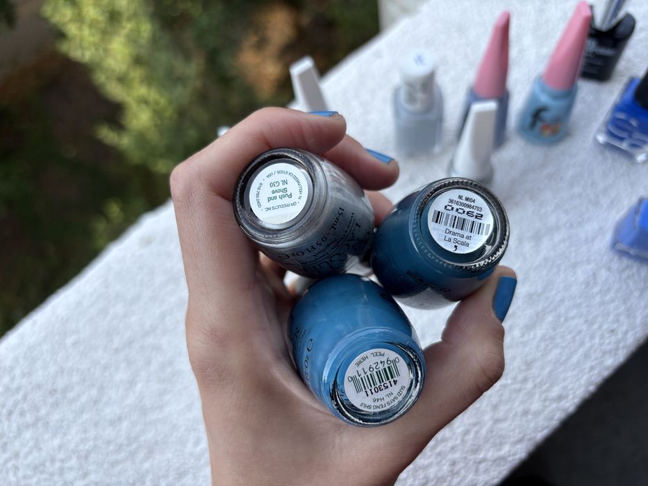 Лот 17 лака за нокти - лакове OPI Flormar Essie