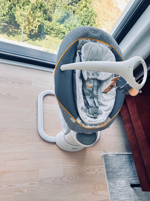 Leagan Graco - All Ways Soother, gri/alb Utilizat 0+luni