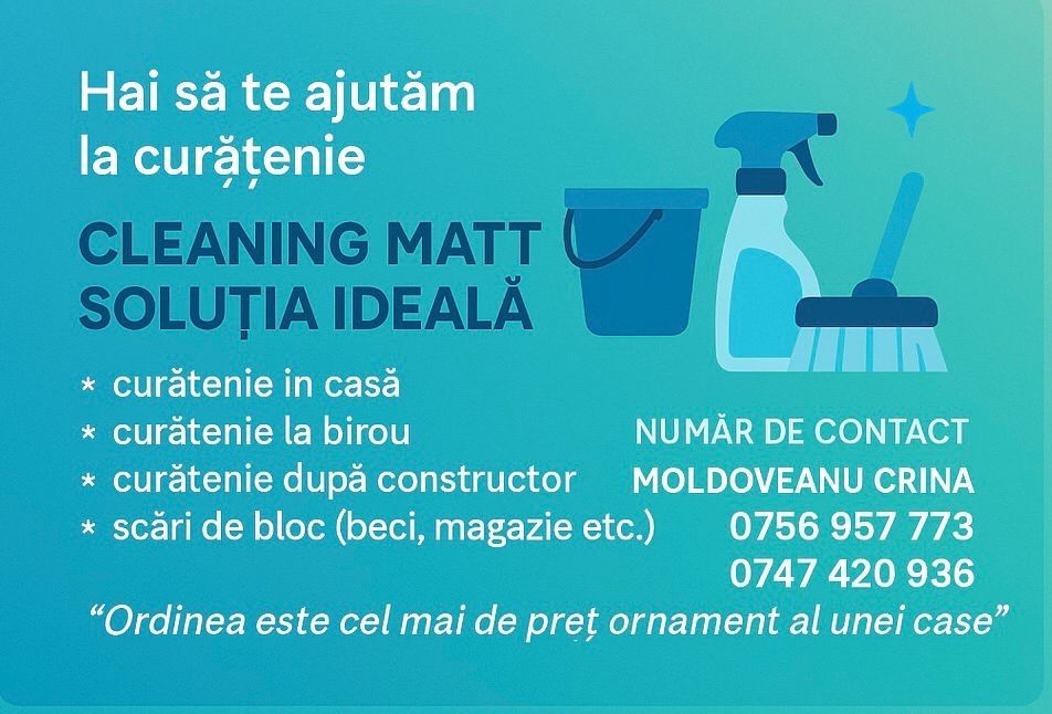 Firmă de curățenie