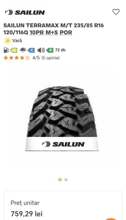 Set complet 5 roți off-road Jeep Grand Cherokee