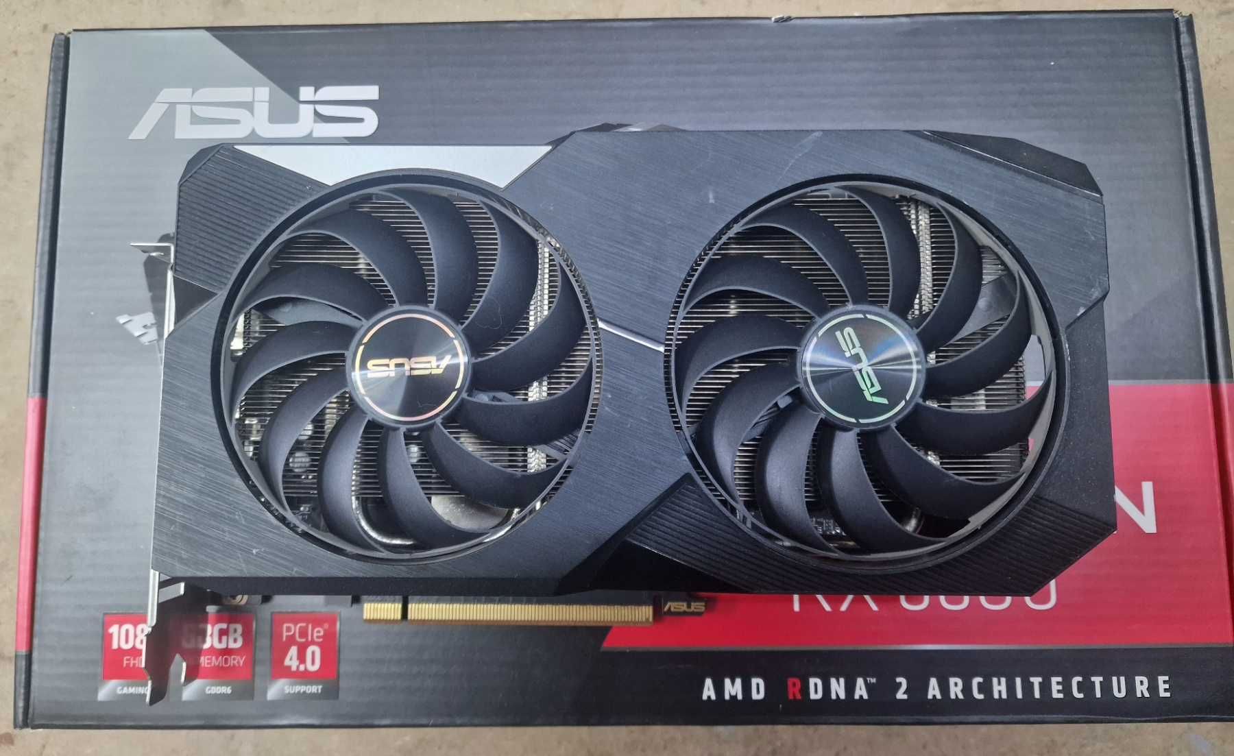 AMD ASUS Dual Radeon™ RX6600 8GB GDDR6 Гаранция 3 месеца