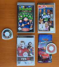 5 jocuri Originale Playstation PSP - Gta - Fifa - Cars - Sims - Leming