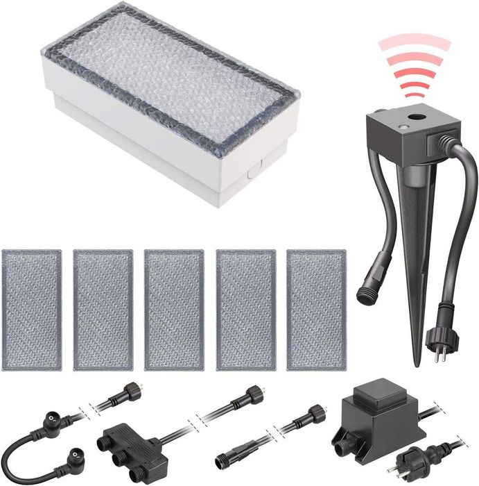 Дворна подова лампа за вграждане със сензор за външна употреба 20 x 10