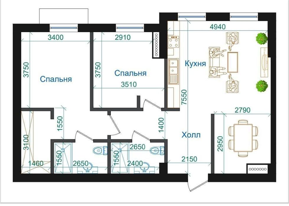 Продаётся 3/10/10 80м2 в ЖК Poytaxt Gavhari на Ц-2, ор-р: Алайский