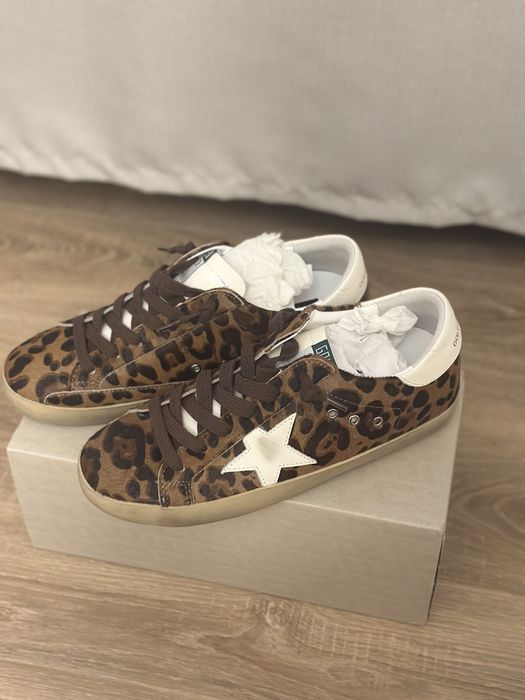 Golden goose  sneakers animal print