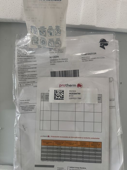 Vand centrala electrica protherm 18 kw