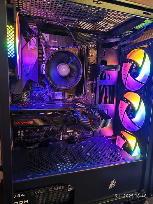 Геймърски Ryzen 5 3600X,RX 6500 XT 4GB, RAM 16GB 3200, SSD 512GB