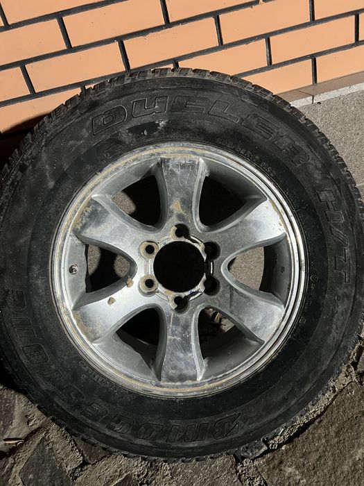 Запаска диск прадо 120 6х139.7 размер 265.65.R17