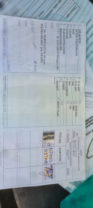 DAF 7,5 tone pret 4900euro