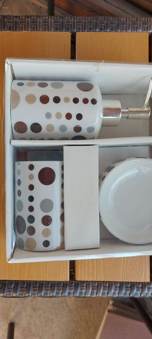 Set decorativ pentru baie