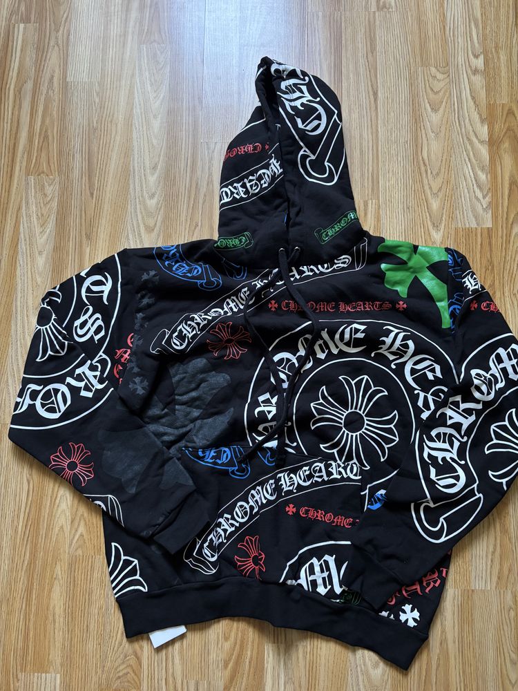 Chrome hearts stencil  hoodie