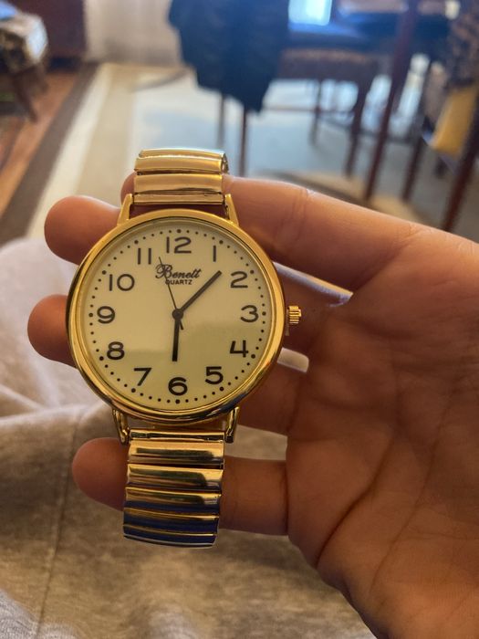 Vand ceas auriu reglabil manual