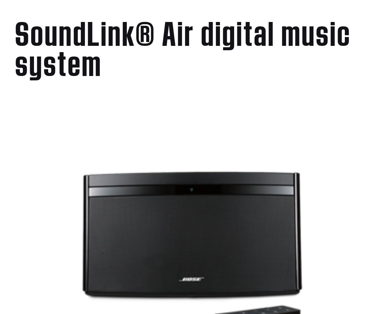 SoundLink Air музикална система