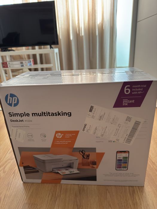 Imprimantă HP DeskJet 4122e – Multifuncțională Wi-Fi Color, ca nouă