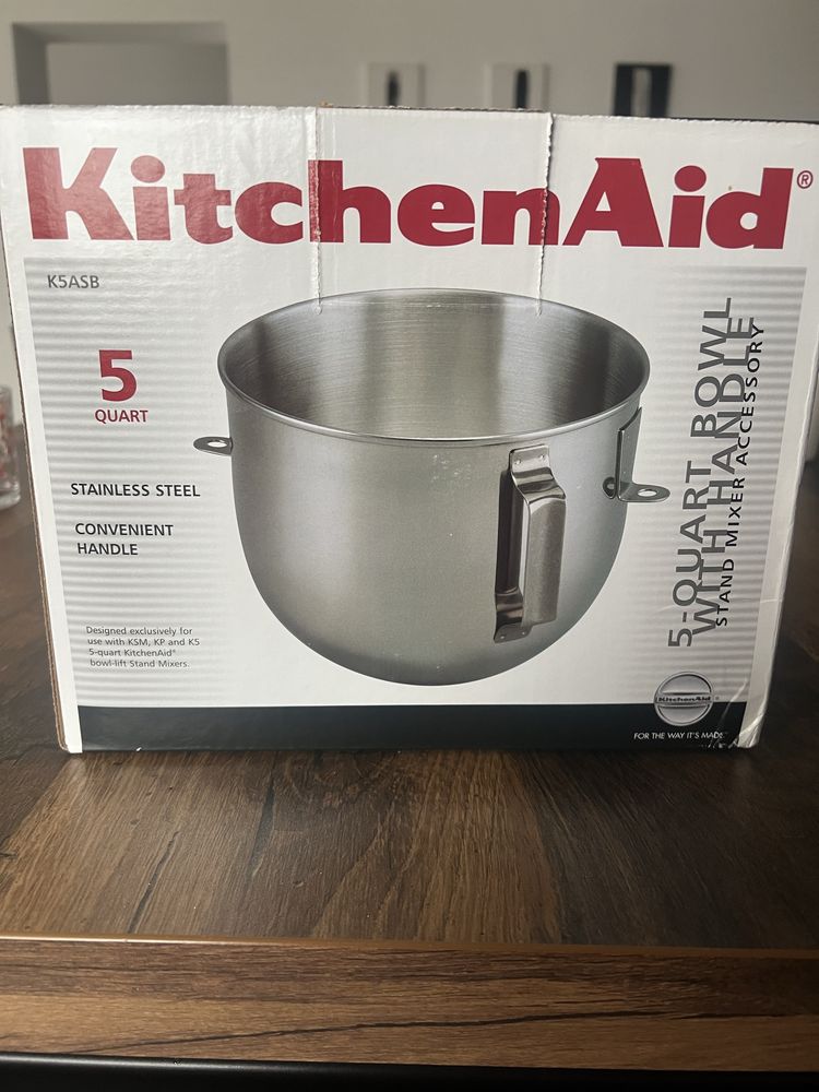 Bol din oțel inoxidabil Kitchenaid - Heavy duty