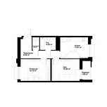 2-xonali xonadonlar | 2-комнатные квартиры ЖК O'z Makon - Golden House