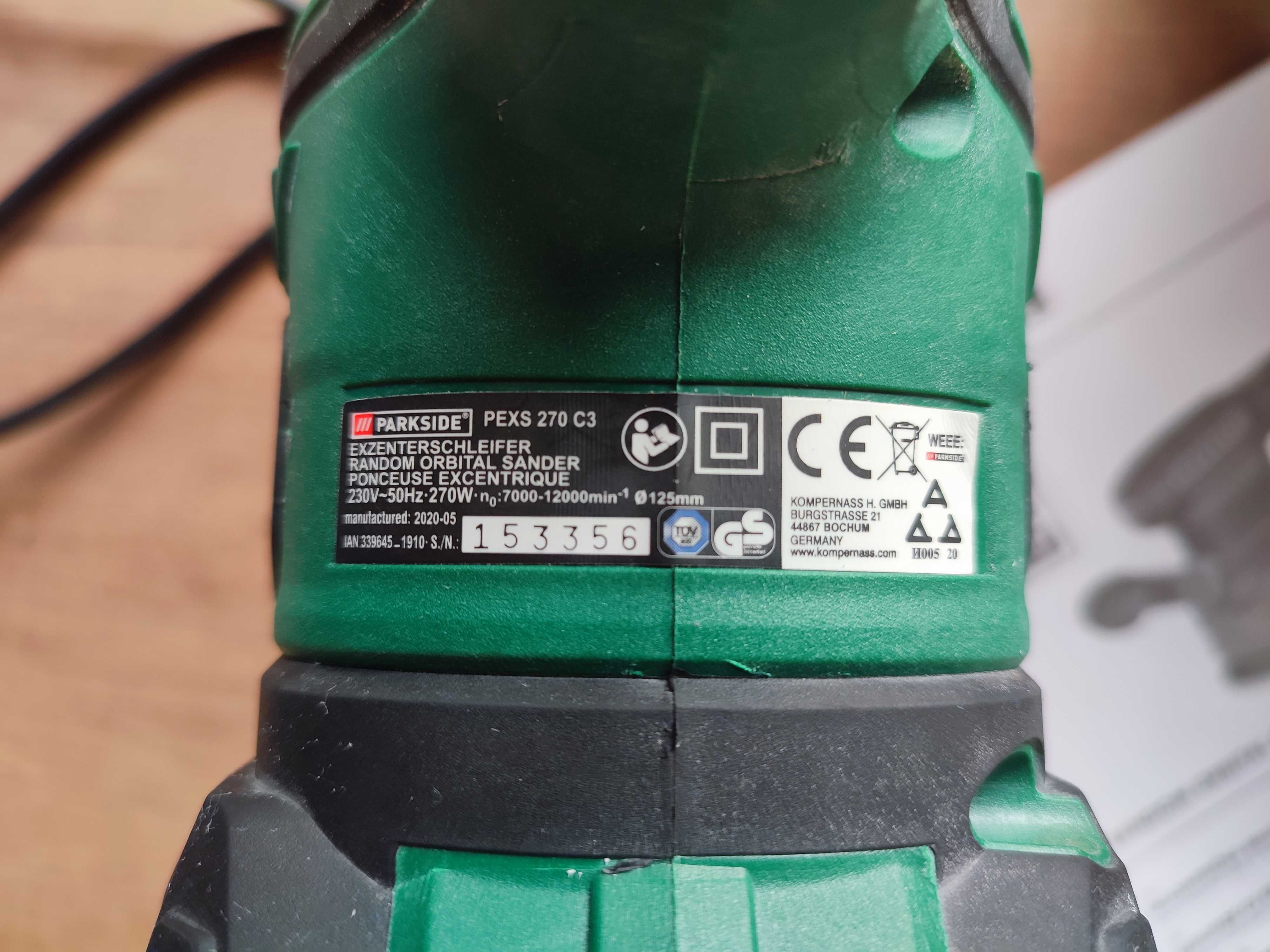 Виброшлайф PARKSIDE PEXS 270 C3