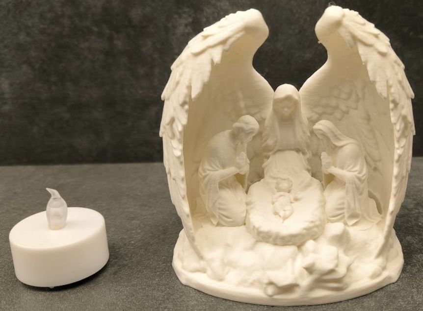 Ornament de Craciun Nasterea Domnului Iluminat LED