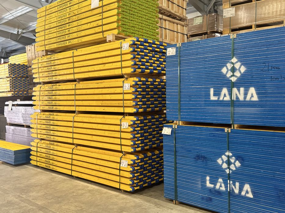 Cofraje LANA IRU-PU, panouri tip doka, Grinda H20