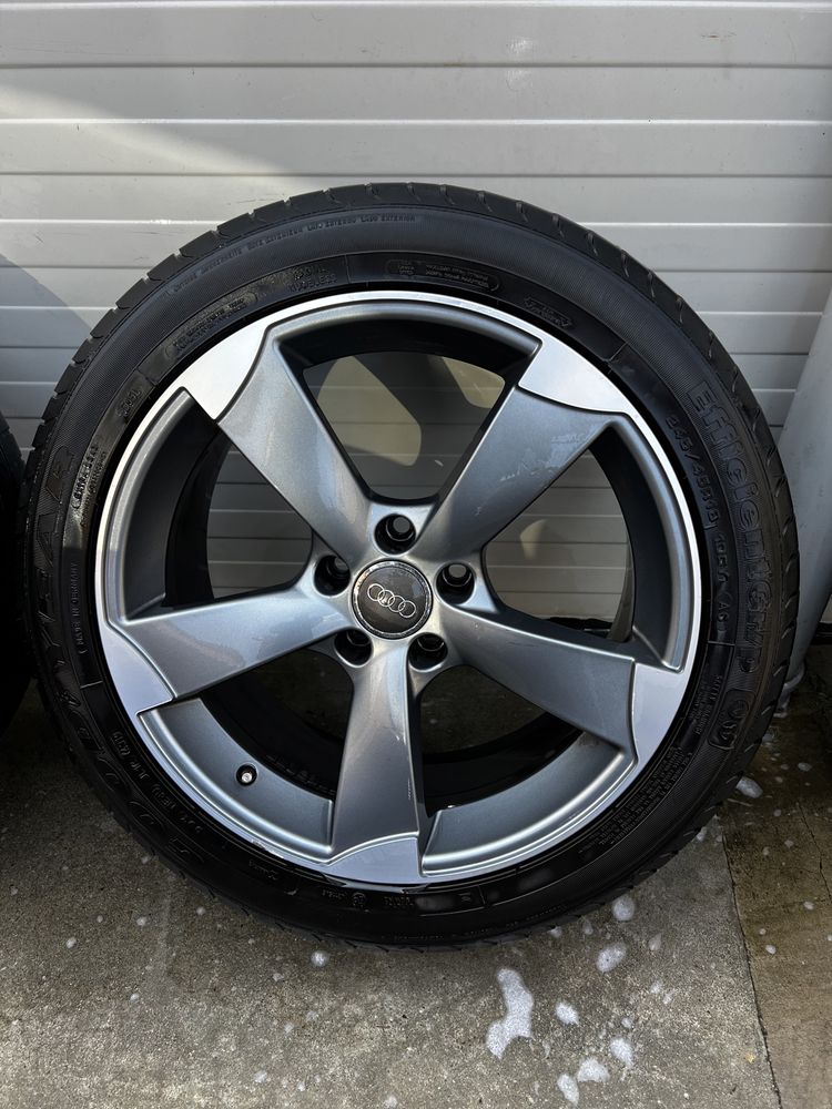 Jante  rotor audi cu anvelope de vara 245/45R18 Audi A4,A5,A6