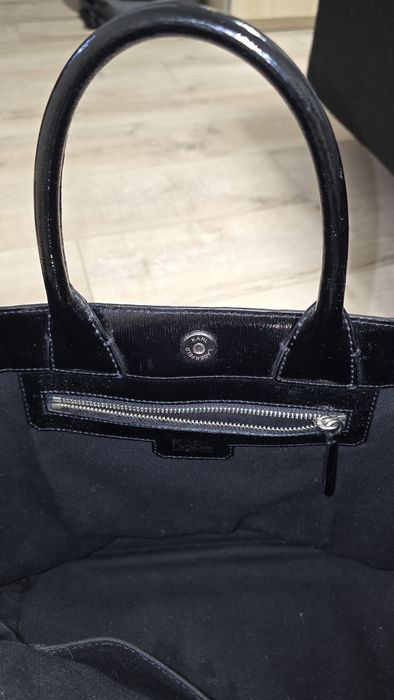 Кожена чанта Karl Lagerfeld