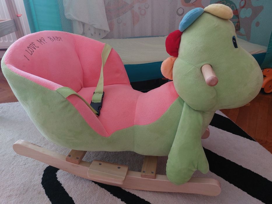 Balansoar copii dinozaur cu sunete