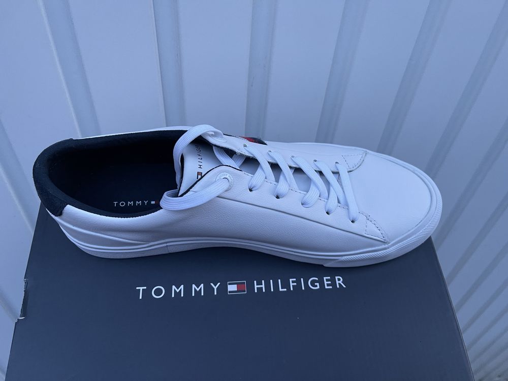 Tommy Hilfiger piele originali noi tenisi pantofi sport adidasi