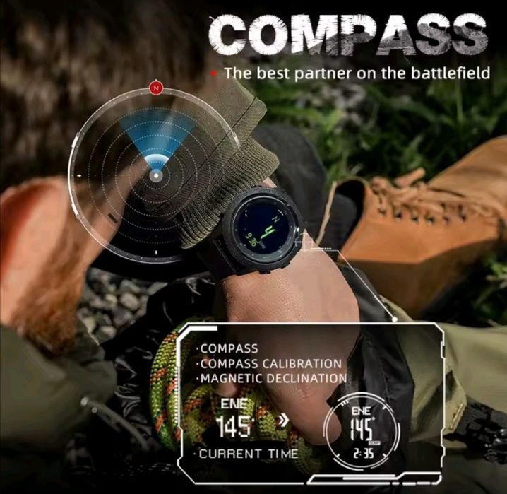 North Edge Apache-46, ceas outdoor/militar Compas/Baro/Altimetru/Termo