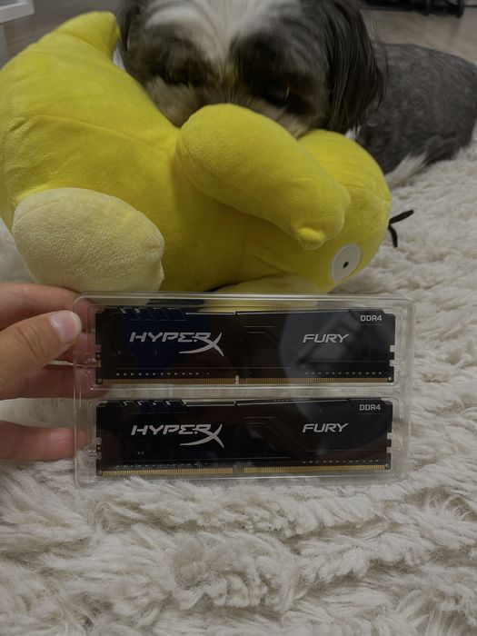 Vand 16 gb de rami hyperX fury ddr4 2600mhz
