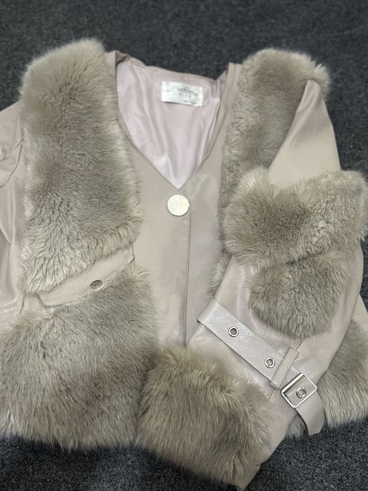 Кожаная шуба. Качество хорошая.