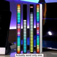 Led Bar  dinamic muzica RGB, VU Meter, 32 LED RGB, Pentru Masina, Casa