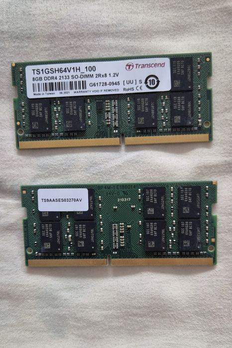 Vând Memorie Ram pentru laptop - 4GB/8GB - DDR4 2133mhz, So-dimm, Noi