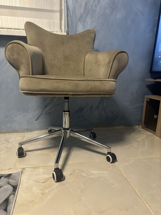 Тоалетен стол светло кафяво-5400487