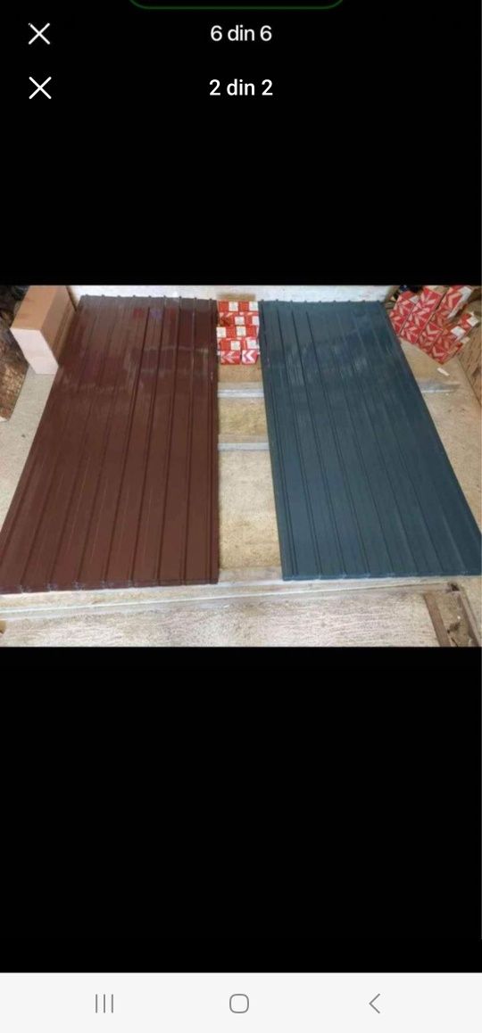 Vand Tabla Cutata Zincata Și Colorata Diferite Grosimi