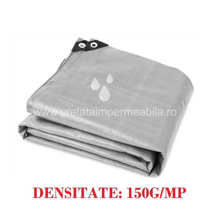 Prelata 100% impermeabila cu inele de prindere pentru protectie