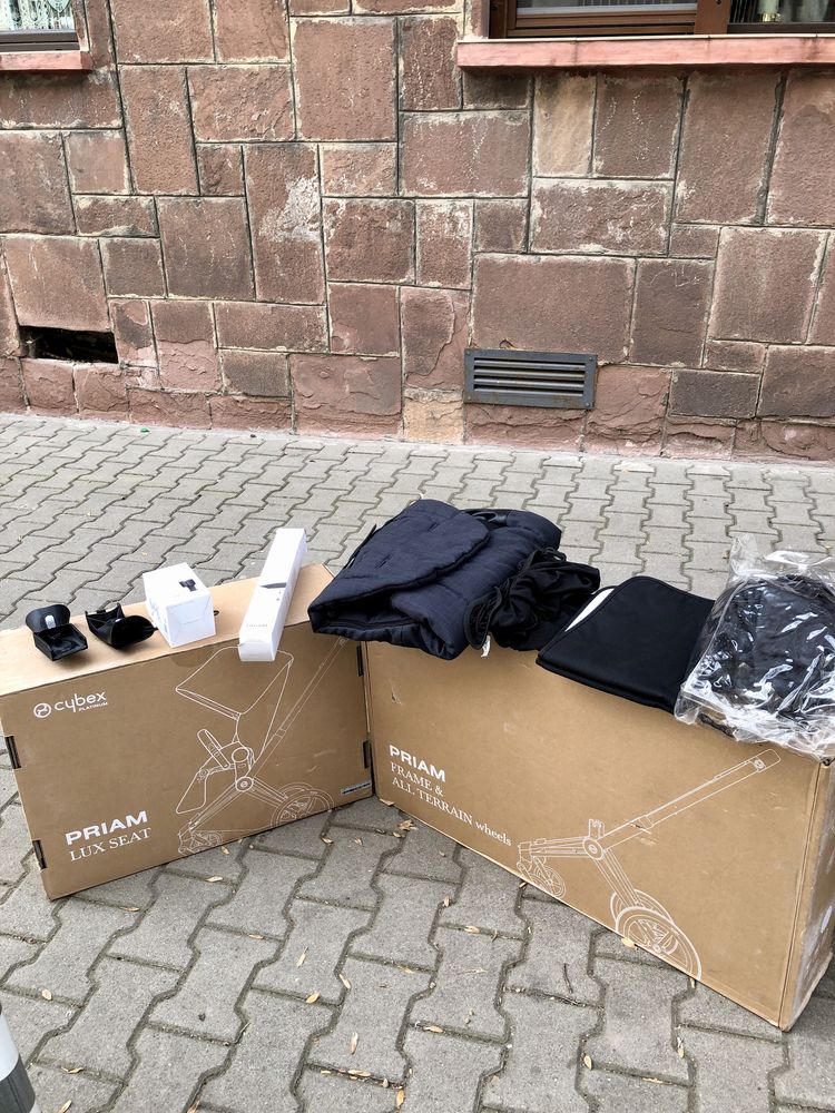 Количка Cybex Priam Platinum с много аксесоари бонус