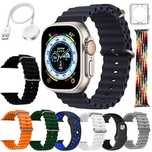 Ceas Smartwatch Ultra 16 9in1 cu 8 Curele  2.09″ Display IPS Unisex