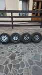 Vand 4 cauciucuri C GoodYear Cargo 215/65 R15 C 104/102T + jante Ford