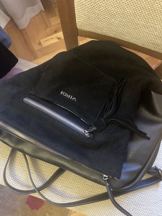 Раница от естествена кожа Verde