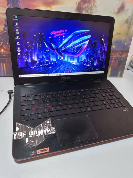 Laptop gaming jocuri Asus Rog I7 16gb SSD Nvidia CS Go Gta V Fornite