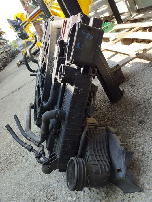 W211 К-т Радиатор с перка за охлаждане и интеркулер за Мерцедес Е-клас