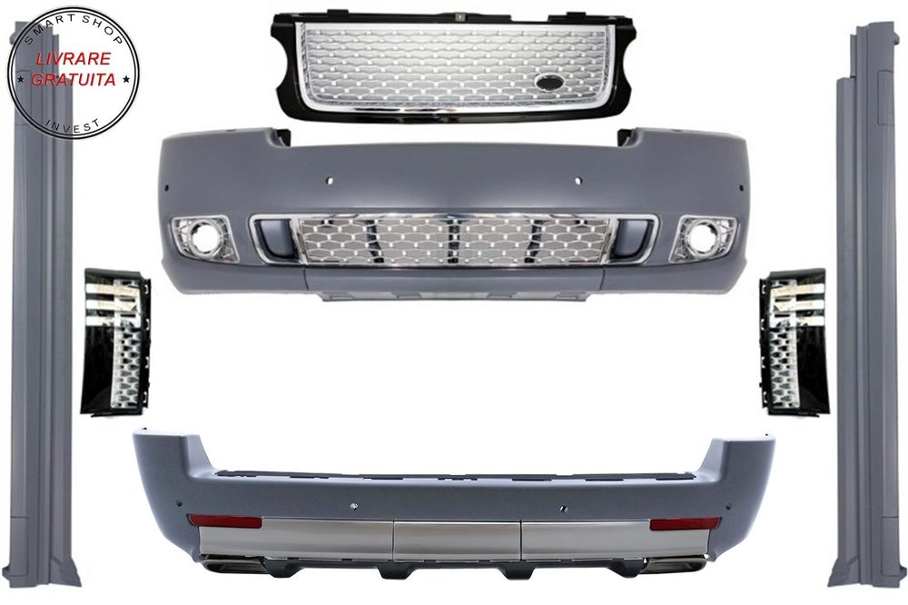 Pachet Exterior Autobiography Design Land Range Rover Vogue L322 (2002-2012) Grile- livrare gratuita