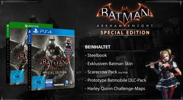 Batman: Arkham Knight Special Edition ( Steelbook ) PS4 , de colectie