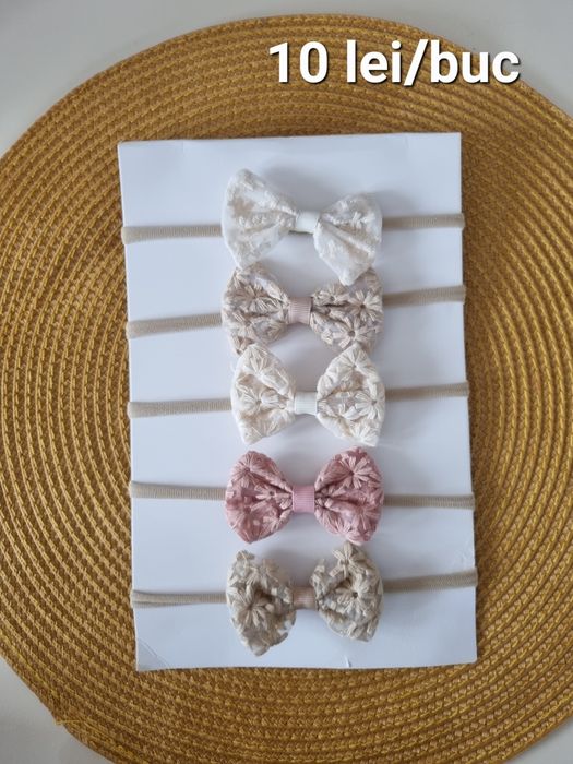 Bentite elastice fetite -25 lei set 3 buc