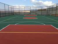 Строительство резиновое покрытие теннисный корт и другой спорт побег