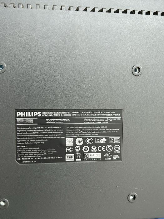Монитор Philips 20VW8/60Hz